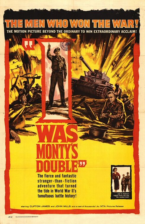 the movie poster: I Was Monty's Double (1958)