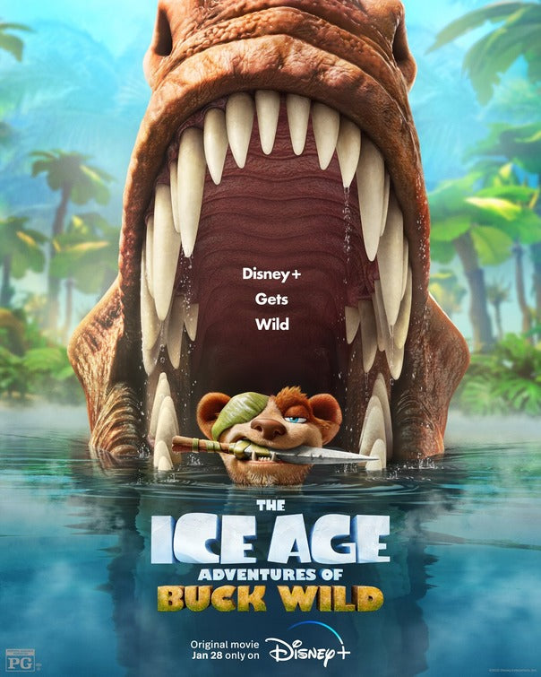 1000 piece jigsaw puzzle for the movie poster: The Ice Age Adventures of Buck Wild (2022)