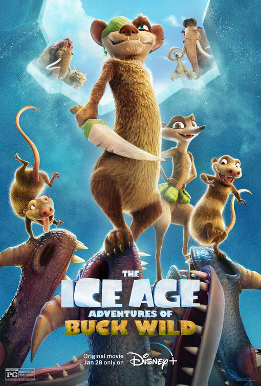 1000 piece jigsaw puzzle for the movie poster: The Ice Age Adventures of Buck Wild (2022) ver2