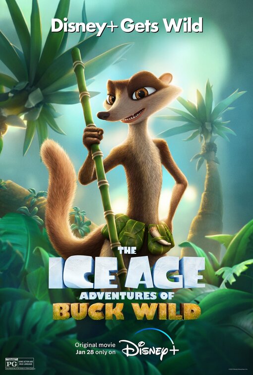 1000 piece jigsaw puzzle for the movie poster: The Ice Age Adventures of Buck Wild (2022) ver4