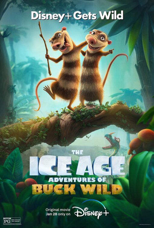 1000 piece jigsaw puzzle for the movie poster: The Ice Age Adventures of Buck Wild (2022) ver5