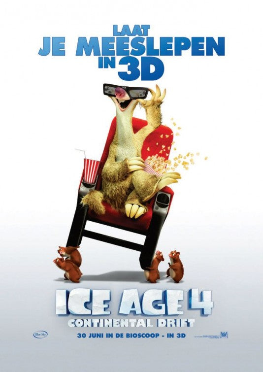 1000 piece jigsaw puzzle for the movie poster: Ice Age: Continental Drift (2012) ver12