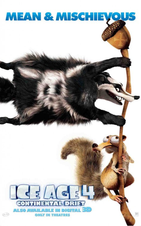 1000 piece jigsaw puzzle for the movie poster: Ice Age: Continental Drift (2012) ver6