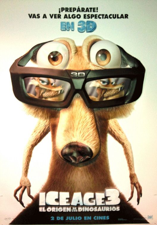 1000 piece jigsaw puzzle for the movie poster: Ice Age: Dawn of the Dinosaurs (2009) ver5