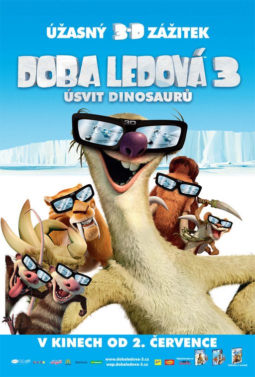1000 piece jigsaw puzzle for the movie poster: Ice Age: Dawn of the Dinosaurs (2009) ver6