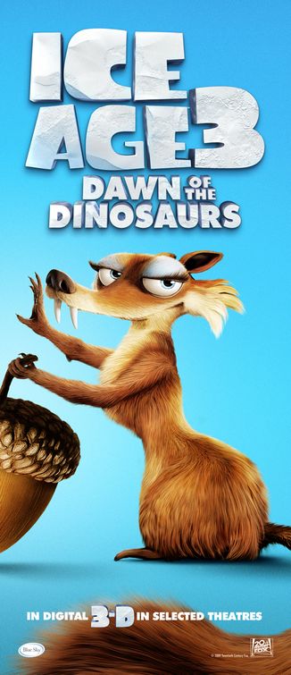 1000 piece jigsaw puzzle for the movie poster: Ice Age: Dawn of the Dinosaurs (2009) ver9