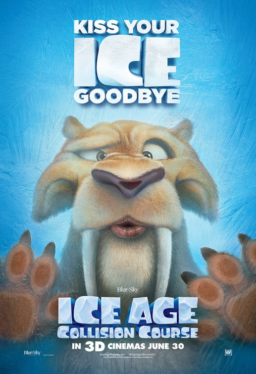 1000 piece jigsaw puzzle for the movie poster: Ice Age: Collision Course (2016) ver12