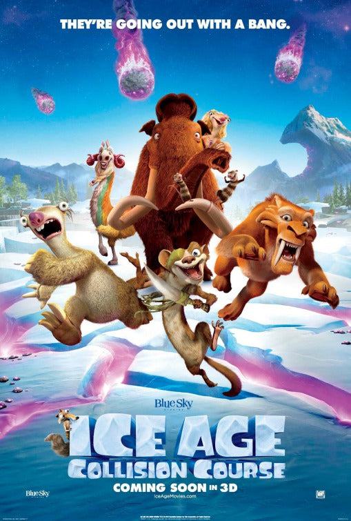 1000 piece jigsaw puzzle for the movie poster: Ice Age: Collision Course (2016) ver9