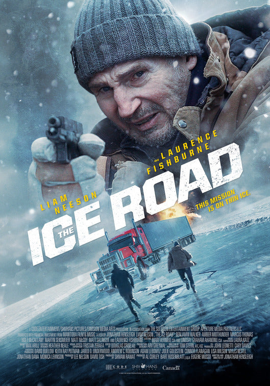 1000 piece jigsaw puzzle for the movie poster: The Ice Road (2021) ver2