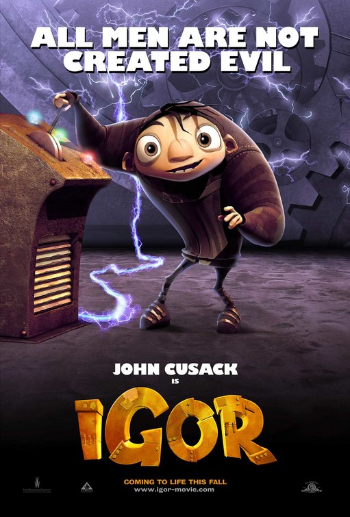 the movie poster: Igor (2008)