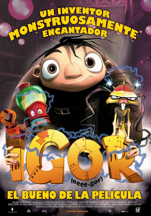 1000 piece jigsaw puzzle for the movie poster: Igor (2008) ver6