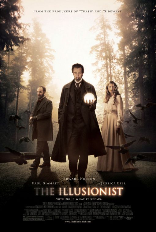 the movie poster: The Illusionist (2006)
