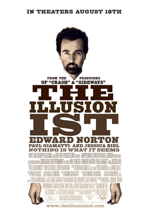 the movie poster: The Illusionist (2006) ver2