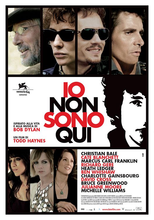 the movie poster: I'm Not There (2007) ver2