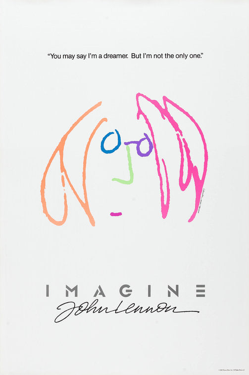 the movie poster: Imagine: John Lennon (1988)