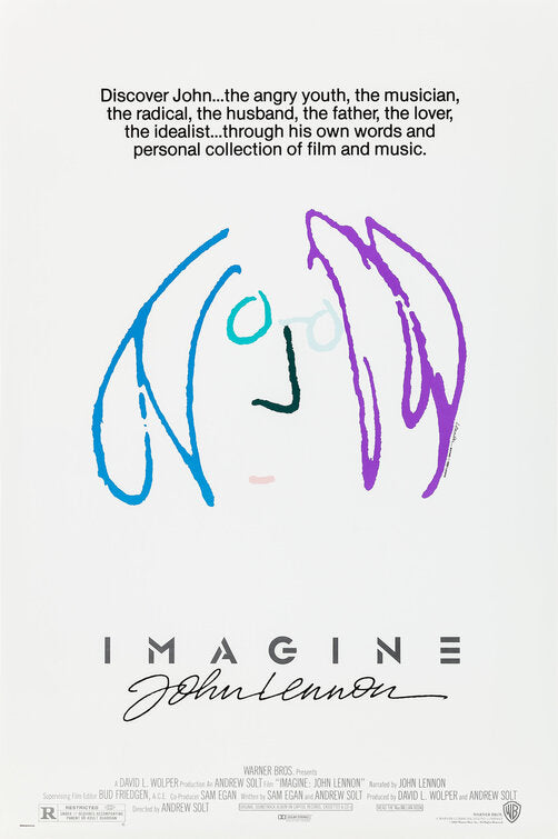 the movie poster: Imagine: John Lennon (1988) ver2