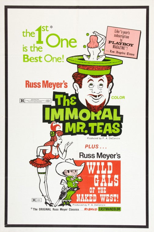1000 piece jigsaw puzzle for the movie poster: The Immoral Mr. Teas (1959)