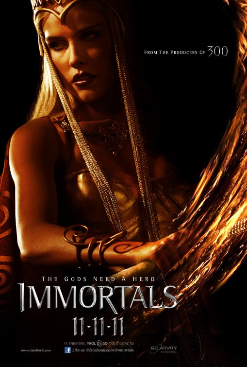 1000 piece jigsaw puzzle for the movie poster: Immortals (2011) ver4