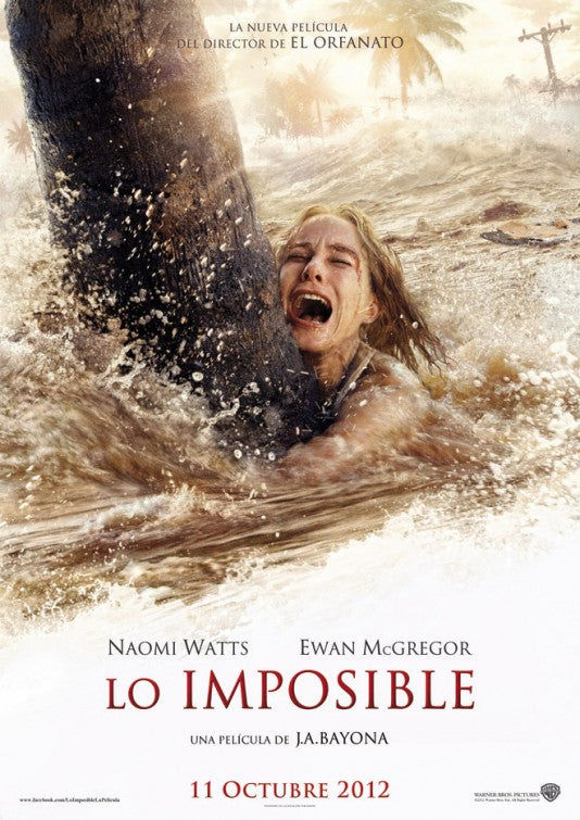 1000 piece jigsaw puzzle for the movie poster: The Impossible (2012)