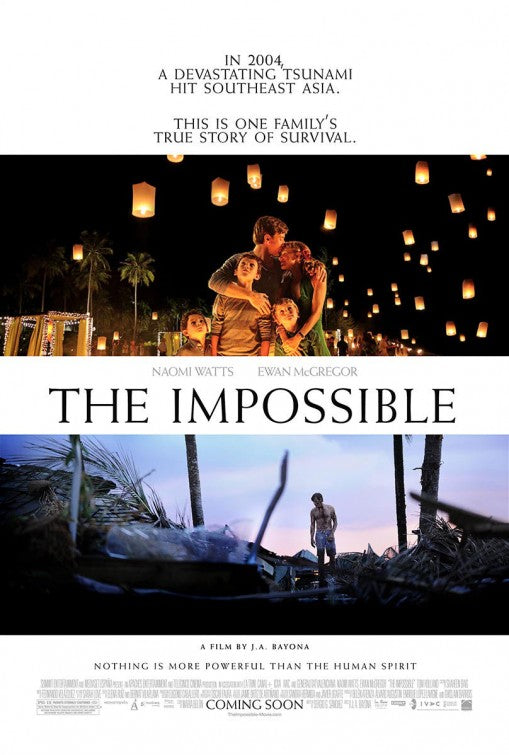 1000 piece jigsaw puzzle for the movie poster: The Impossible (2012) ver5