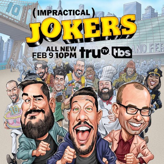 1000 piece jigsaw puzzle for tv poster: Impractical Jokers, ver9