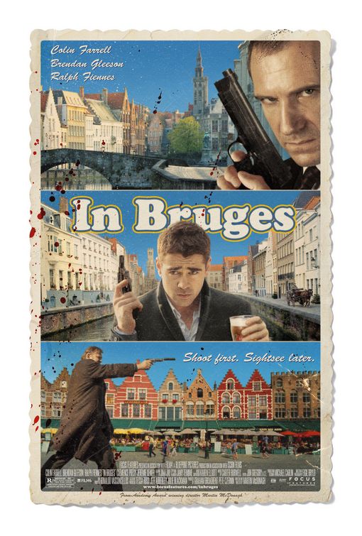 the movie poster: In Bruges (2008)