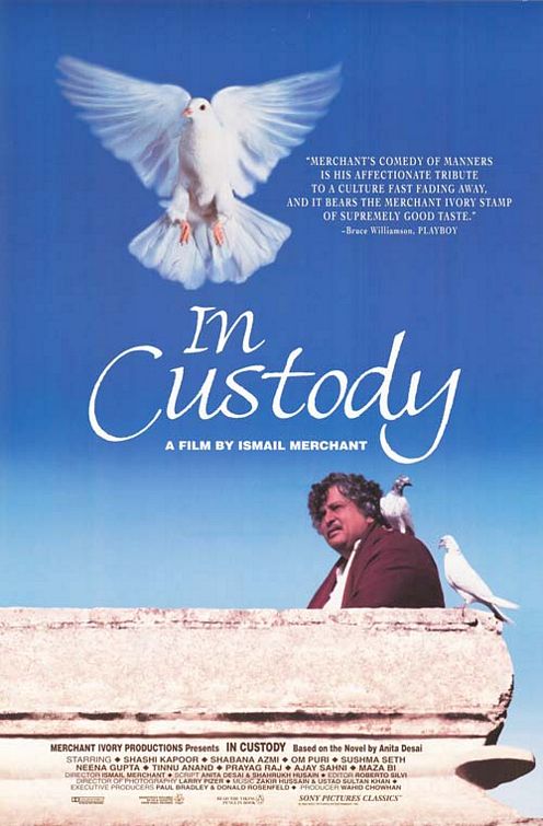 the movie poster: In Custody (1994)