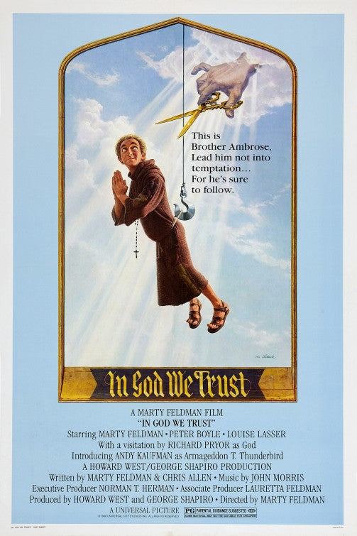 1000 piece jigsaw puzzle for the movie poster: In God We Trust (1980)