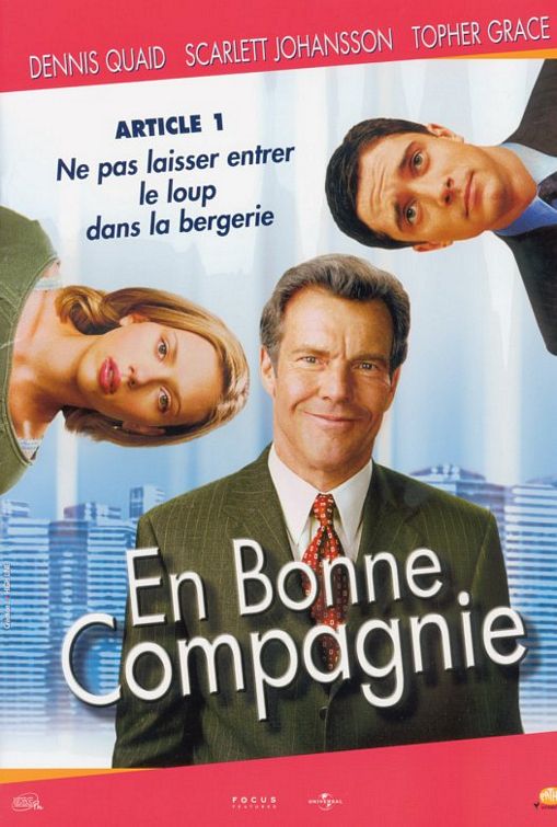 the movie poster: In Good Company (2004) ver5