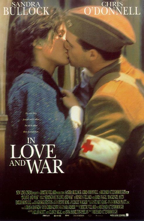 the movie poster: In Love And War (1996)