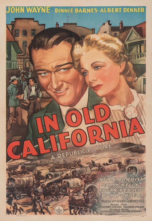 1000 piece jigsaw puzzle for the movie poster: In Old California (1942)
