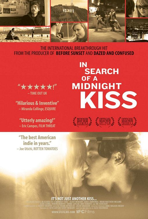 the movie poster: In Search of a Midnight Kiss (2008) ver2