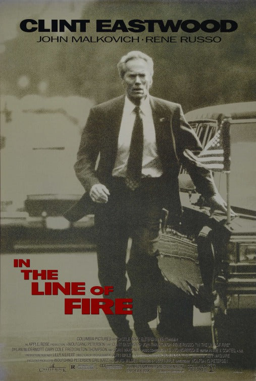 the movie poster: In the Line of Fire (1993)