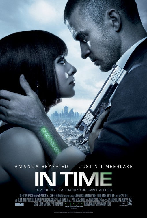 1000 piece jigsaw puzzle for the movie poster: In Time (2011) ver4