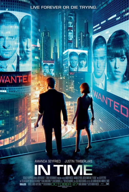 1000 piece jigsaw puzzle for the movie poster: In Time (2011) ver5