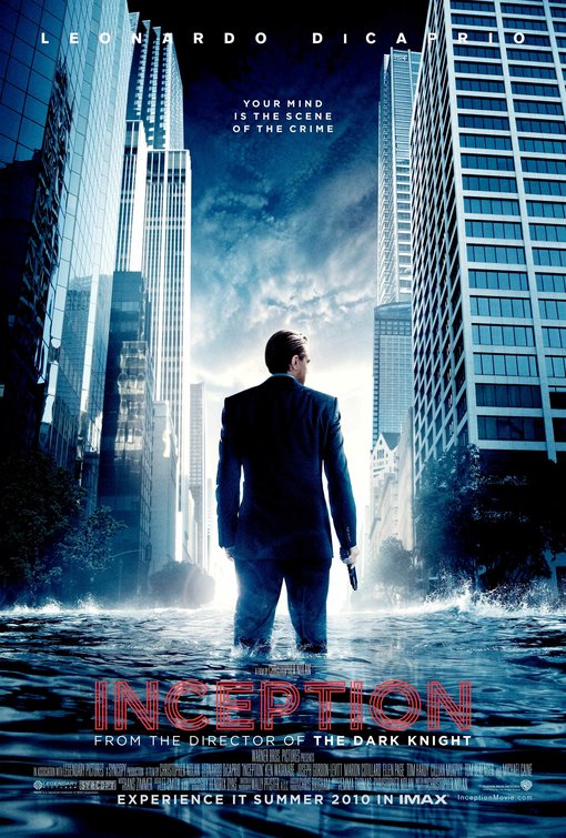 1000 piece jigsaw puzzle for the movie poster: Inception (2010)