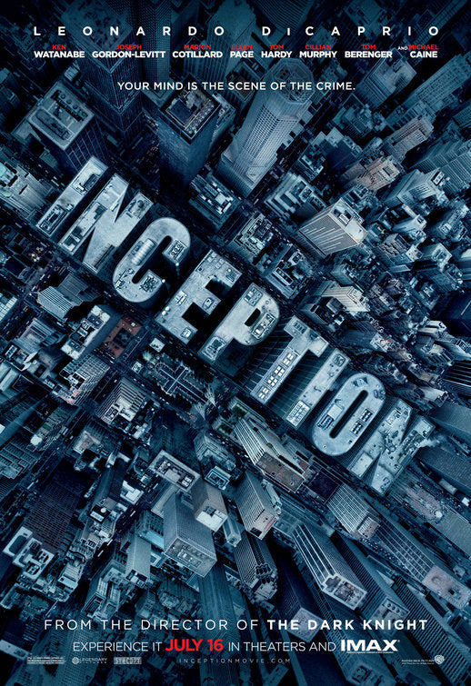 1000 piece jigsaw puzzle for the movie poster: Inception (2010) ver2