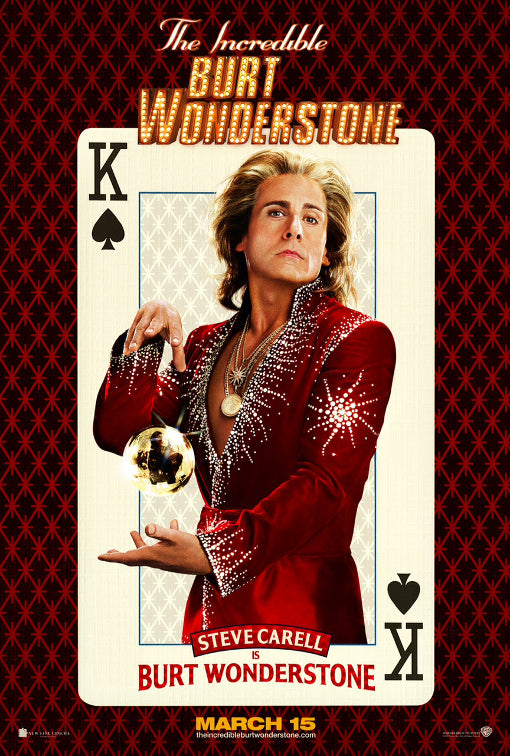 1000 piece jigsaw puzzle for the movie poster: The Incredible Burt Wonderstone (2013)