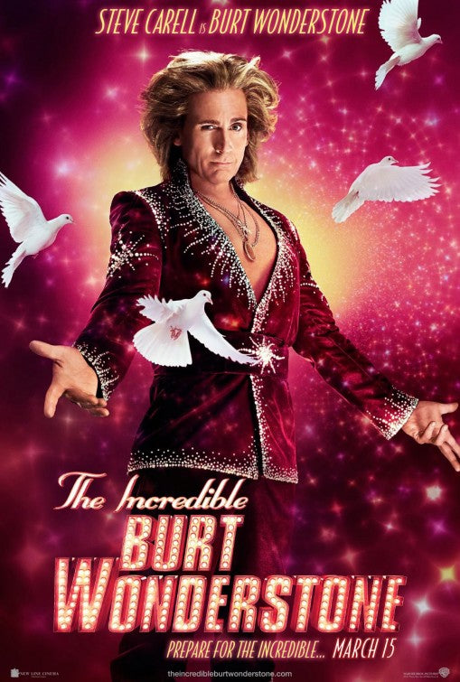 1000 piece jigsaw puzzle for the movie poster: The Incredible Burt Wonderstone (2013) ver6