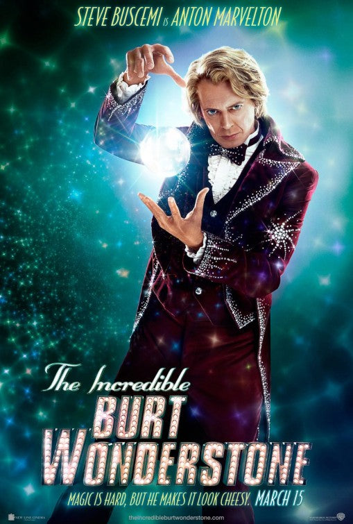 1000 piece jigsaw puzzle for the movie poster: The Incredible Burt Wonderstone (2013) ver7