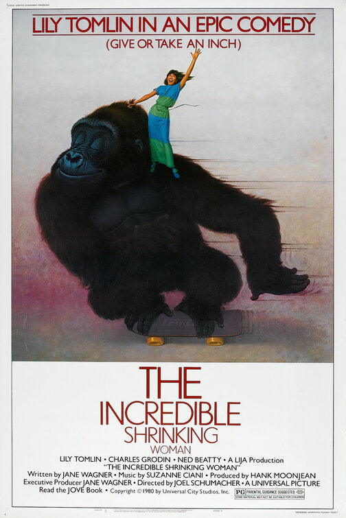 the movie poster: The Incredible Shrinking Woman (1981)