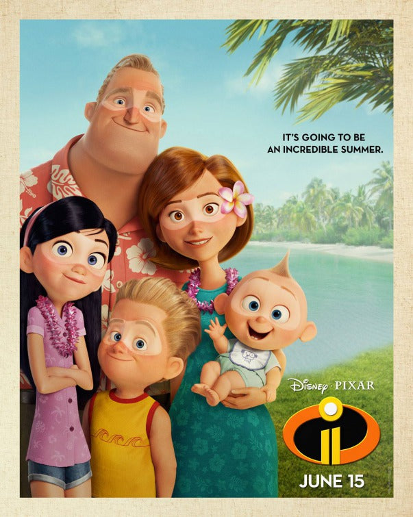 1000 piece jigsaw puzzle for the movie poster: Incredibles 2 (2018) ver10