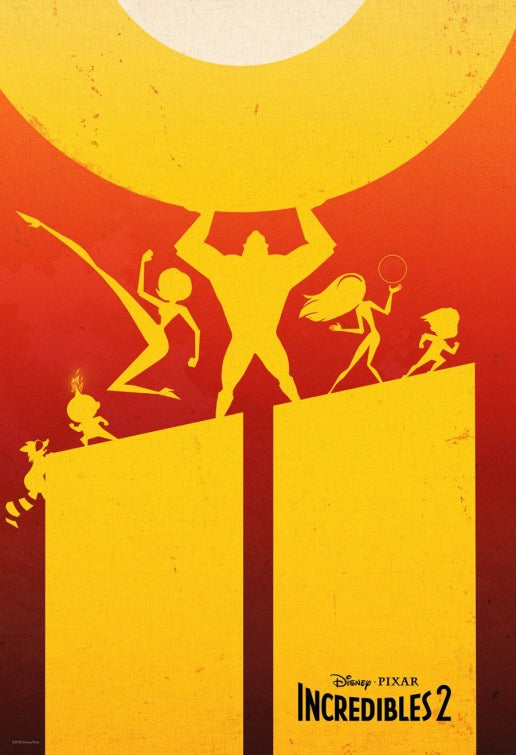 1000 piece jigsaw puzzle for the movie poster: Incredibles 2 (2018) ver15