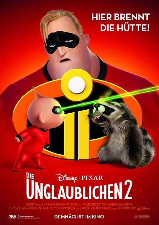 1000 piece jigsaw puzzle for the movie poster: Incredibles 2 (2018) ver18