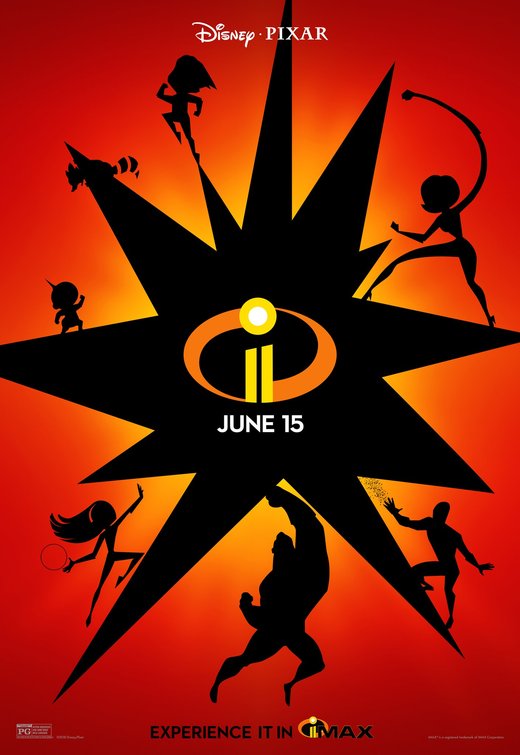 1000 piece jigsaw puzzle for the movie poster: Incredibles 2 (2018) ver29