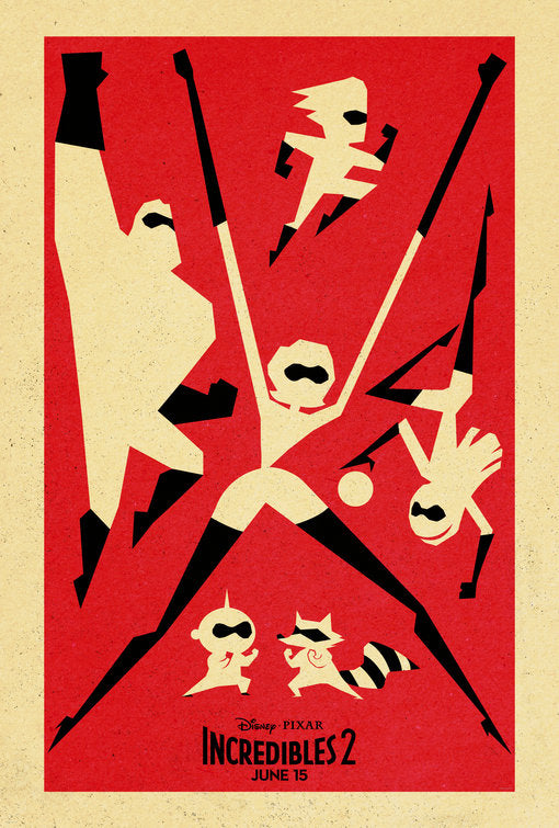 1000 piece jigsaw puzzle for the movie poster: Incredibles 2 (2018) ver34