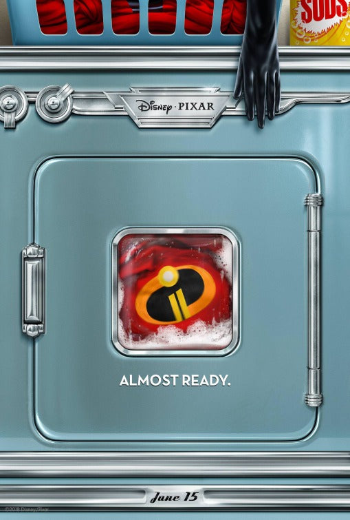 1000 piece jigsaw puzzle for the movie poster: Incredibles 2 (2018) ver5
