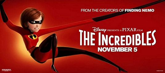 the movie poster: The Incredibles (2004) ver10