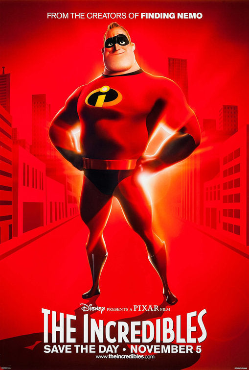 the movie poster: The Incredibles (2004) ver2