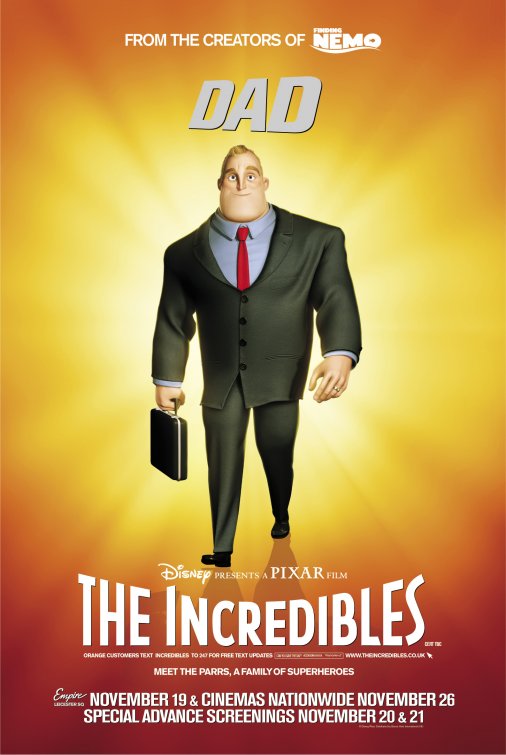 1000 piece jigsaw puzzle for the movie poster: The Incredibles (2004) ver21